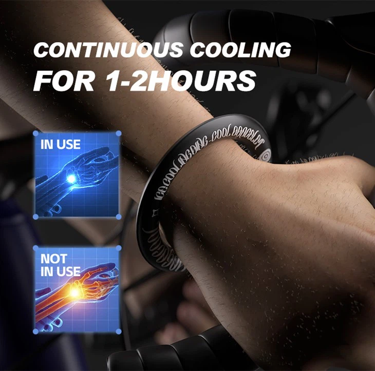PCM cooling wristband